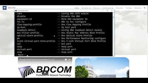 Enable Loop Detection In GPON ONT From  BDCOM OLT