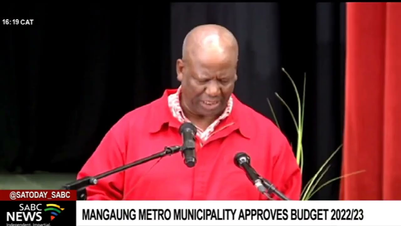 Mangaung metro municipality approves budget for 2022/23