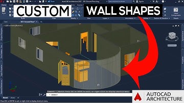 Curved Walls in AutoCAD Architecture 2020 - 2023