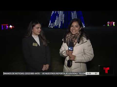 Video: Washington, DC, exhibición de luces navideñas en el área