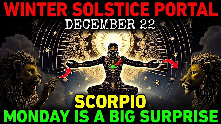 SCORPIO 🦂  December 22 | IGNORE THIS & You Miss the STRONGEST Winter Solstice Shift of Your Life 🌑🔥