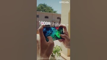 OPPO A3x | Durability Champion | 1000nits Ultra Bright Display