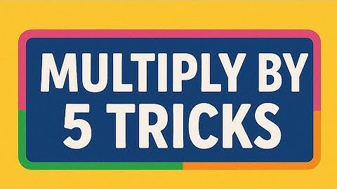 Multiply by 5 in seconds-Easy Hack  | Odd number | Shortcut for Competitive Exams and School Exams