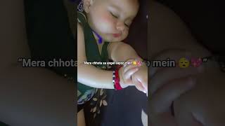Mera chhota sa baby ninni karte hue 💙#sleepingbaby #cutebaby #babyvideo #babycute #babylove #momlife