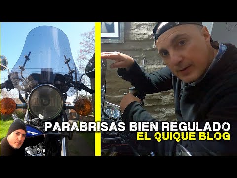 Vídeo: Com s'ajusta un parabrisa de moto?