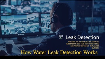 How water leak detection works with sense cables or rope sensors