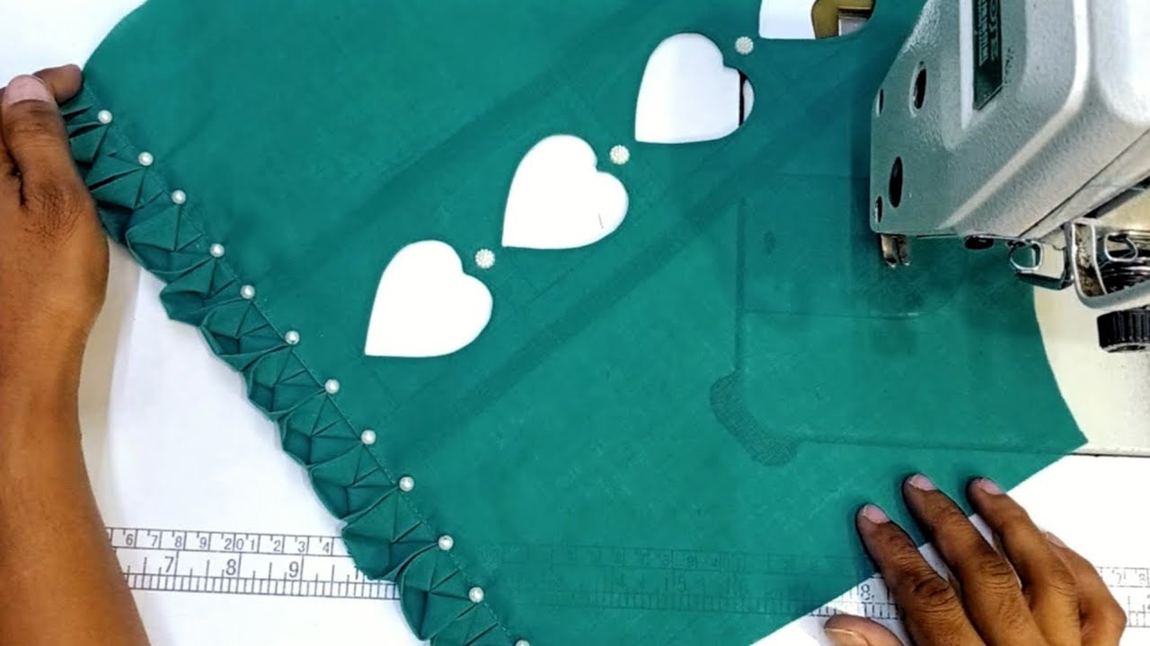 Dil wala baju ka design | Heart shape sleeves design cutting and stitching | Dil wala baju