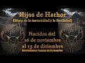 SIGNO ZODIACAL EGIPCIO &quot;HIJOS DE HATHOR&quot; 𓂀 (nacido del 16 de noviembre al 15 de diciembre)