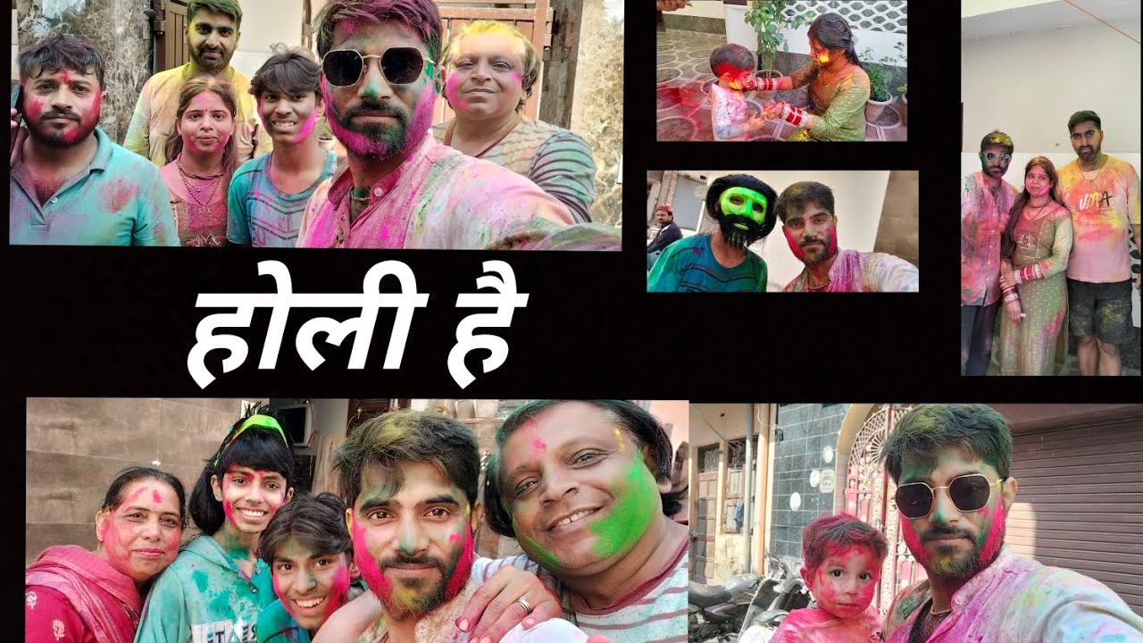 Happy holi vlog #travellergaurav #happyholi 