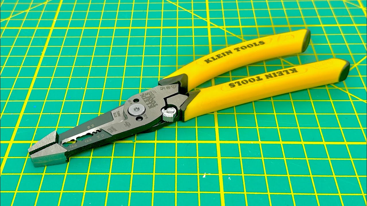 Klein Tools K12045 Slim Forged Dual NM Wire Strippers - YouTube