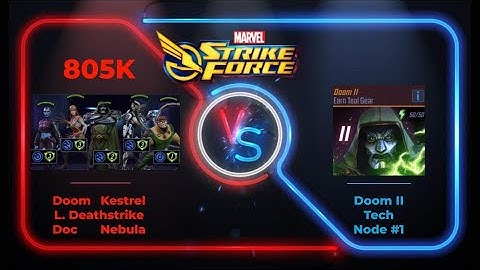 Marvel Strike Force Raid: Doom II Tech Node #1