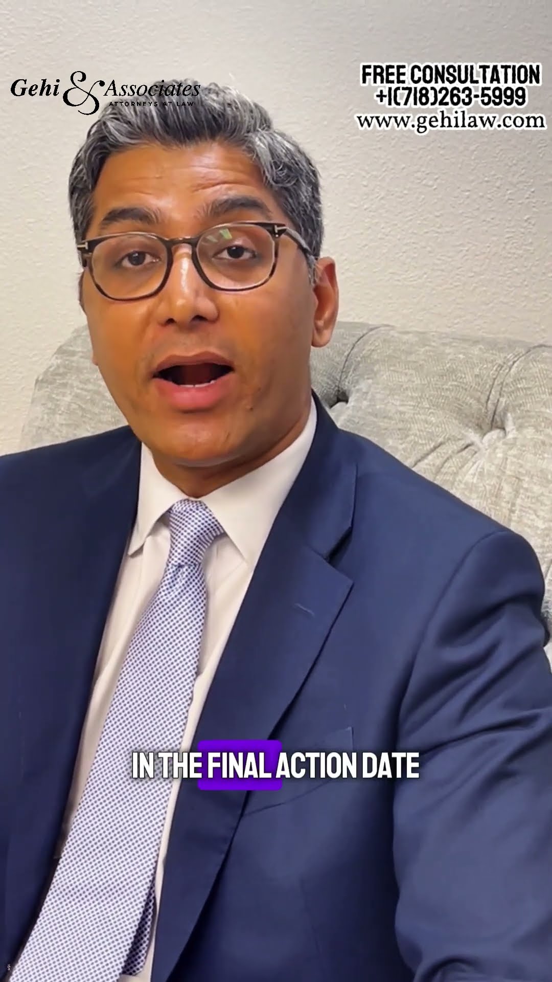 Attorney Sonu Lal Explains The Difference Between Filing Date And Final Attorney Sonu Lal Explains The Difference Between Filing Date And Final