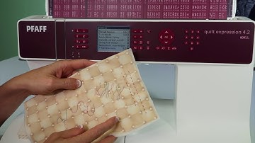 Pfaff quilt expressions 4.2 22 Tension