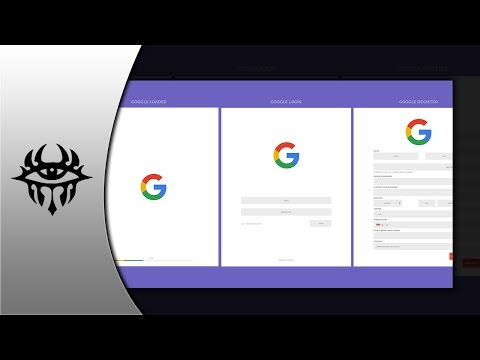 Google Loader/Login/Register ~ By Pascal S.