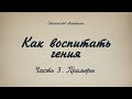 Как воспитать гения. Часть 3. Примеры.