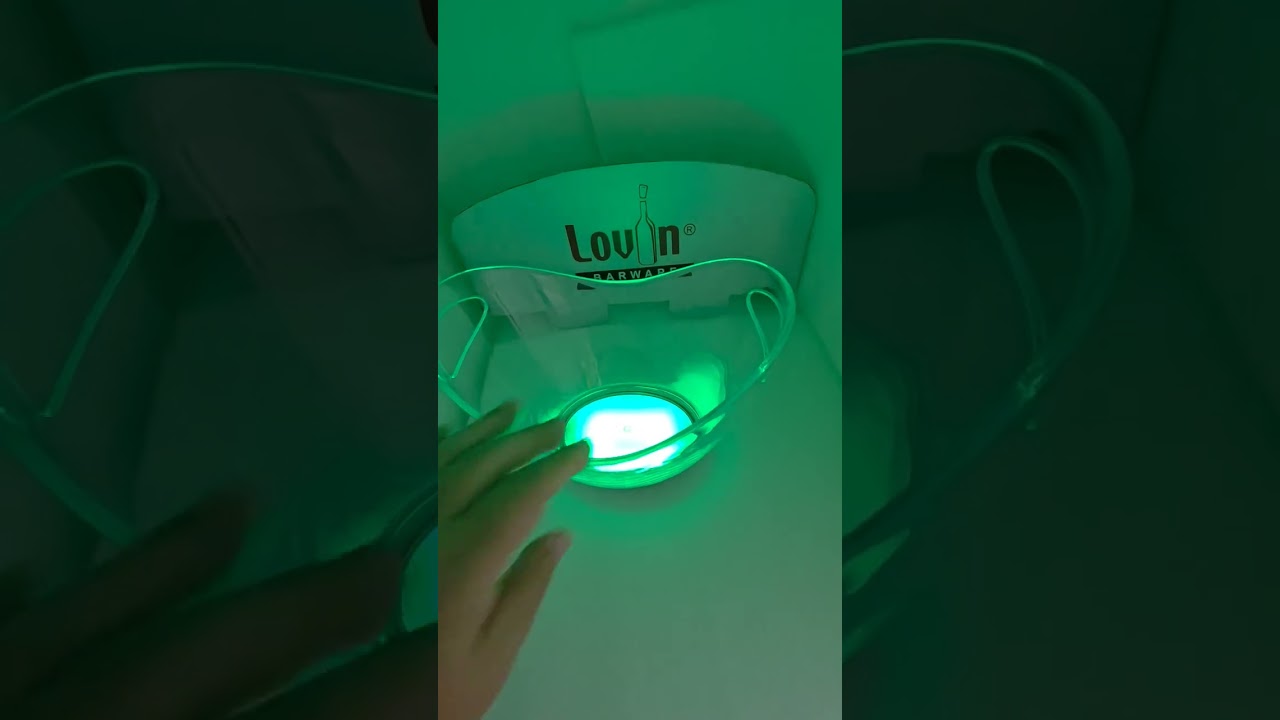 Illuminated ice bucket #bucket