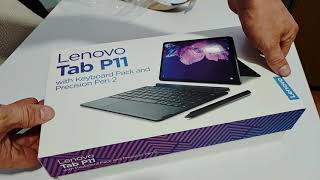 Lenovo Tab P11 With Keyboard Pack and Precision Pen 2 UNBOXING - YouTube
