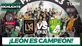 HIGHLIGHTS | LAFC (1)vs(3) León | CONCACHAMPIONS 2023  Final | TUDN