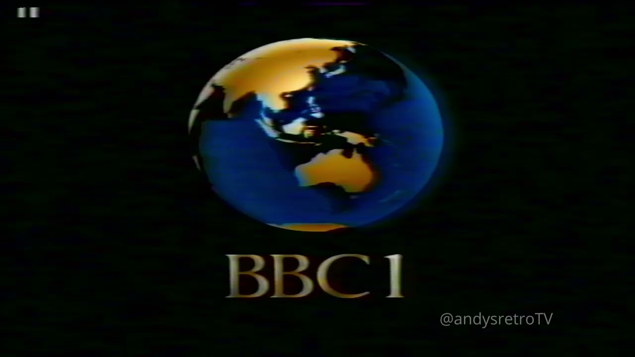 BBC-1 Continuity from 22.4.1990 end of London Marathon, Countryfile programme slide & COW