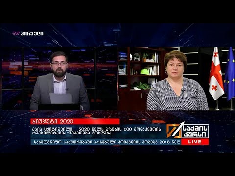 ვიცე-პრემიერი მაია ცქიტიშვილი გადაცემა \"საქმის კურსი\"-ს პირდაპირ ეთერში
