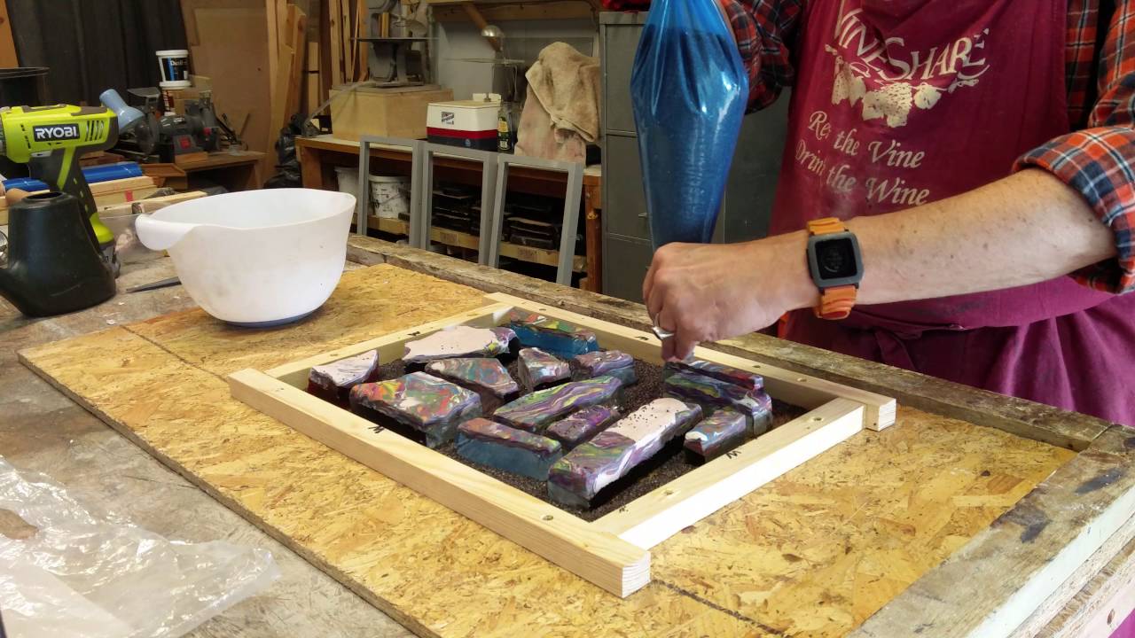 Alternative How to Make a Dalle de Verre panel - Part 2