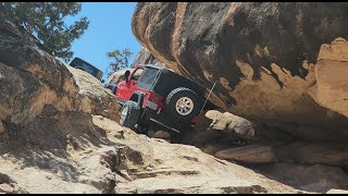 Should we be scared?  Easter Jeep Safari Elephant Hill Trail.