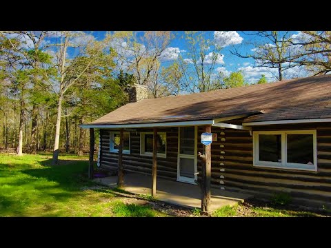 Log Cabin Drone Video - Winter Video (or very early spring) ID#JJB - Narrated
