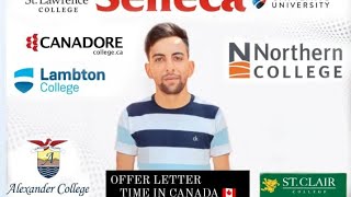 offer letter time of Canadian colleges|Application fees|Offer letter of Canada | processing time