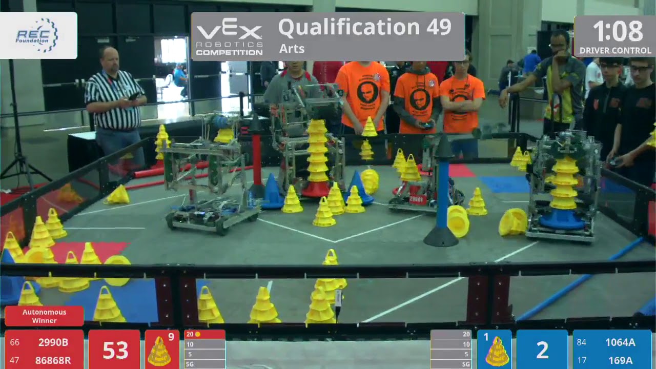 2018 VRC Arts Q49 - 2990B 86868R vs 1064A 169A - 110 to 97