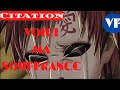 Persvrer et sortir de la souffrance  citation anime vf gaara