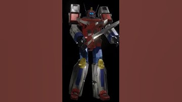 Transformers: Star Saber - 3d model #transformers #shorts #blender