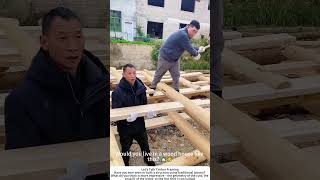 Traditional Mortise & Tenon – Building a Wooden House by Hand 🔨