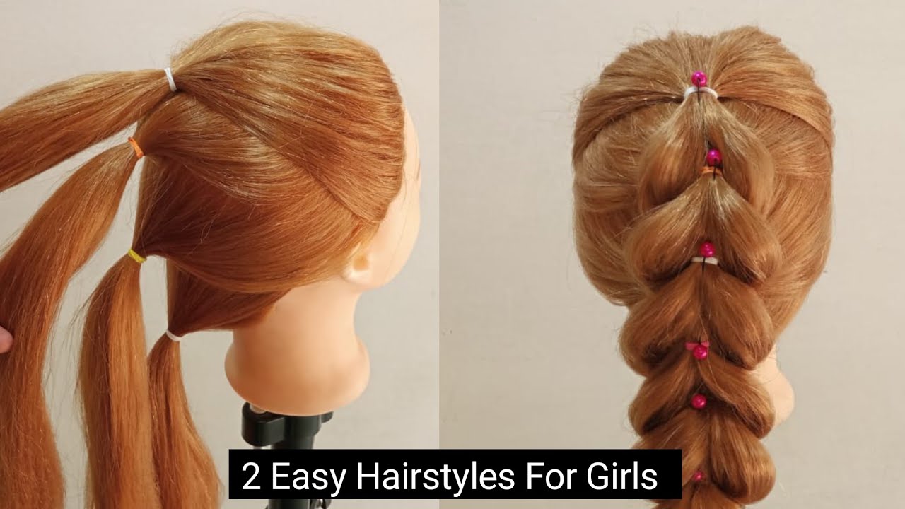 2 Simple Wedding Hairstyle For Girls, Top Hairstyle Tutorial For Girls