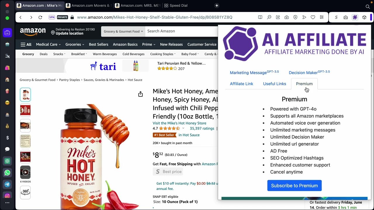 AI Affiliate For Amazon Demo