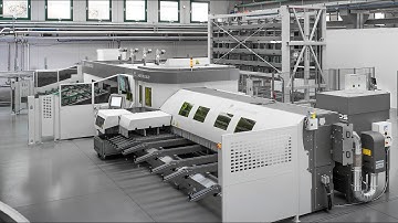 Automatic storage system for tubes, pipes and profiles connected to laser tube machine | BLM GROUP