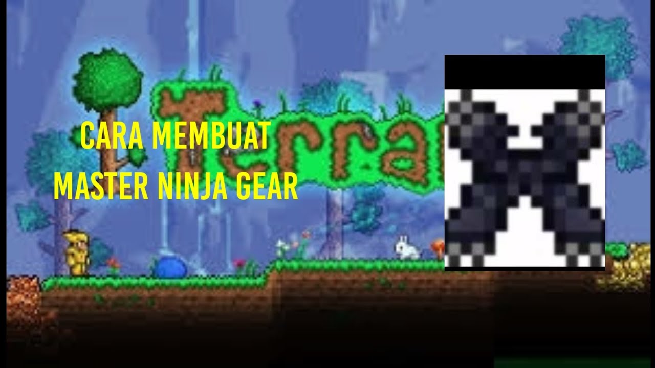 Cara membuat master ninja gear di terraria YouTube