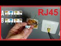 Branchement PRISE RJ45 - Comment raccorder une PRISE RJ45 !!!  Schéma CAT 5e , 6e .NOYAU CABLAGE...