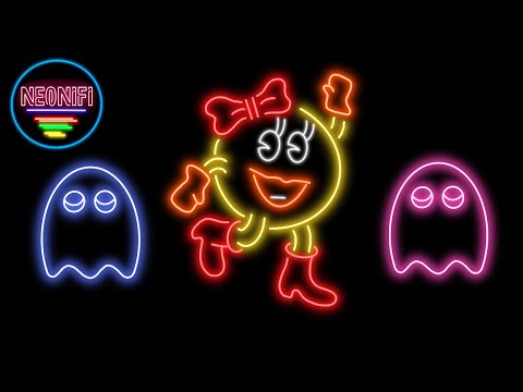 Ms Pacman Neon Sign - 10 Hours - 4K - OLED Safe - No Burn-in - YouTube