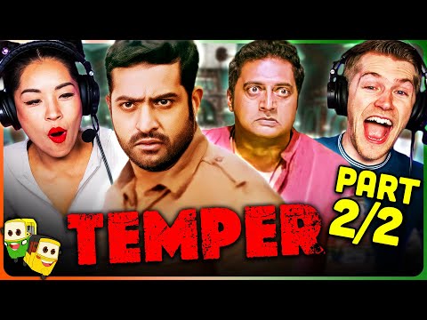 TEMPER Movie Reaction Part 2/2! | Jr NTR | Kajal Aggarwal | Prakash Raj