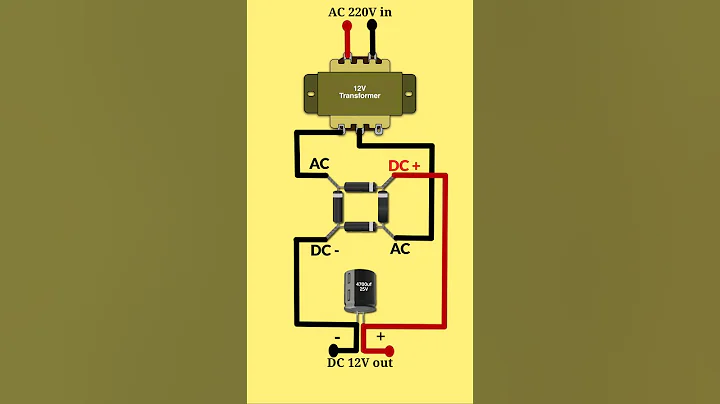 Ac to dc converter circuit | 220v to 12V converter
