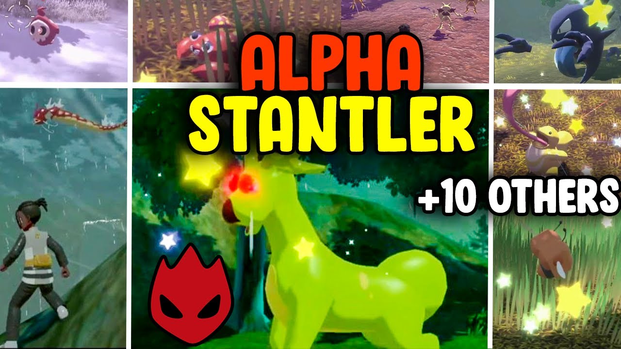 Shiny Alpha Stantler + 10 Friends We Got Along The Way!