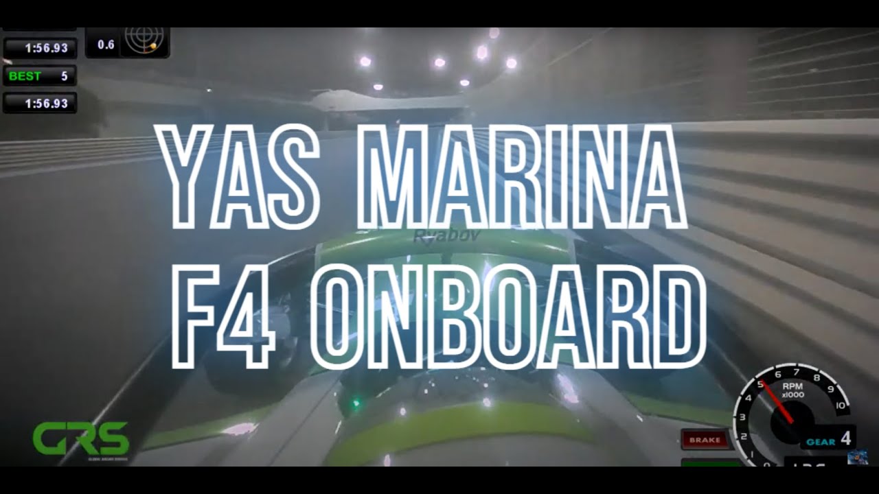 FORMULA 4 - Yas Marina GP - Onboard with Vladislav Ryabov