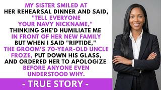 My Sister Smiled At Her Rehearsal Dinner And Said, "Tell Everyone Your Navy Nickname.|Soft Revenge screenshot 5