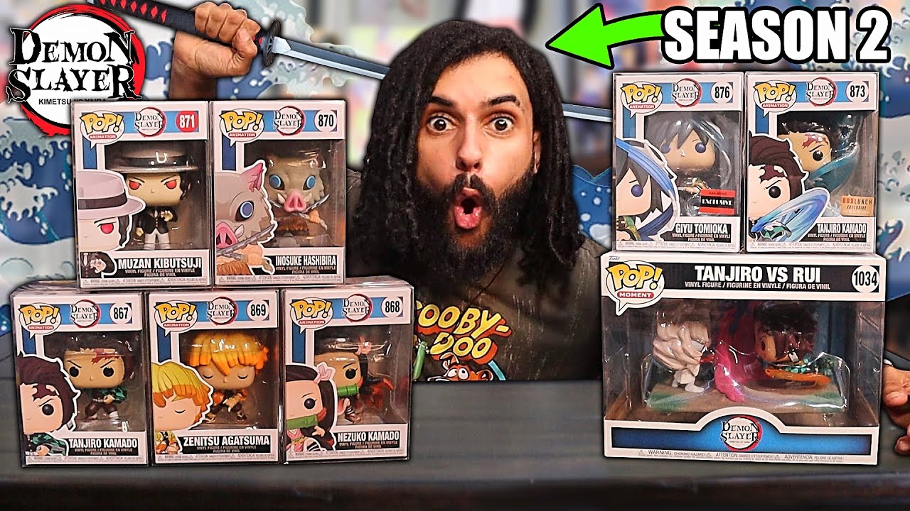 THE DEMON SLAYER FUNKO POPS AND SEASON 2 ARE UNBELIVABLE! *FUNKO POPS & NO  SPOILER SEASON 2 REVIEW* - YouTube