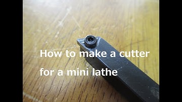 How to make carbide insert tool holder cutting tool