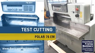 Cutting machine | Schneidemaschine | POLAR 76 EM