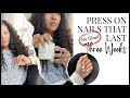 How I Get My Press On Nails To Last Three Weeks  |  NO GLUE!