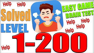 Easy Game Brain Test All Levels Solution 1-200 Complete  EasyGames Walkthrough