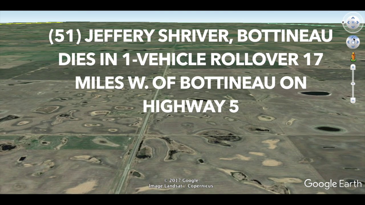 Bottineau Man Dies In 1Vehicle Rollover Crash YouTube