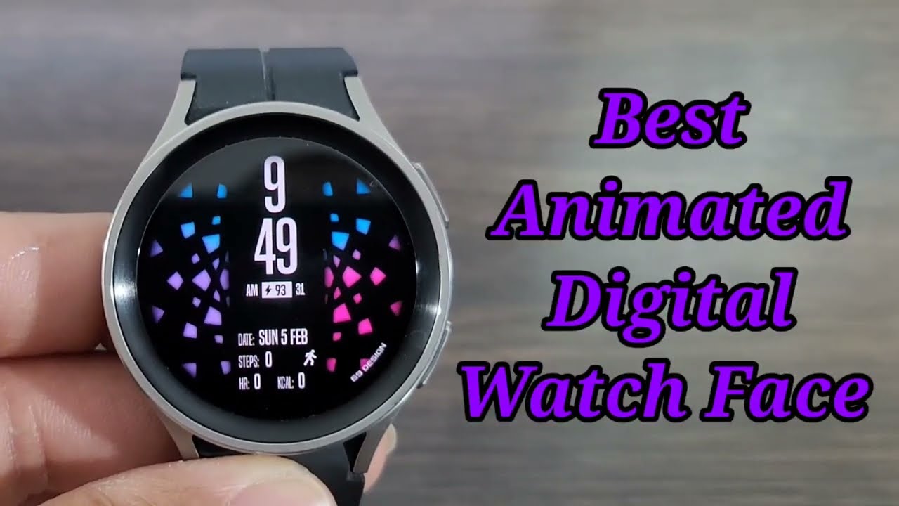 Digital Anime Watch Face VS71 for Android  App Download